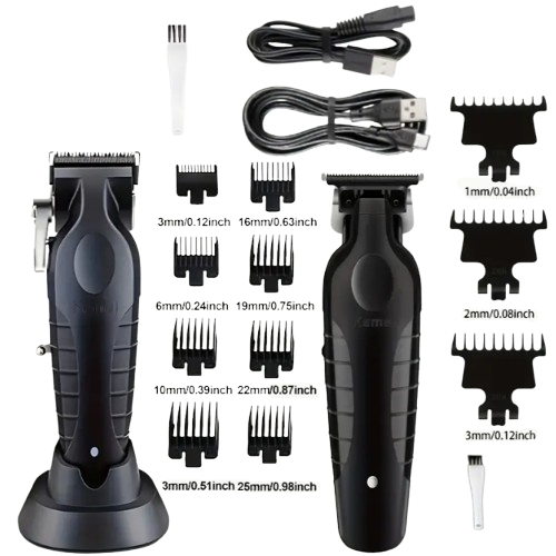 All in one Professional Shaving Kit - 9 Pieces