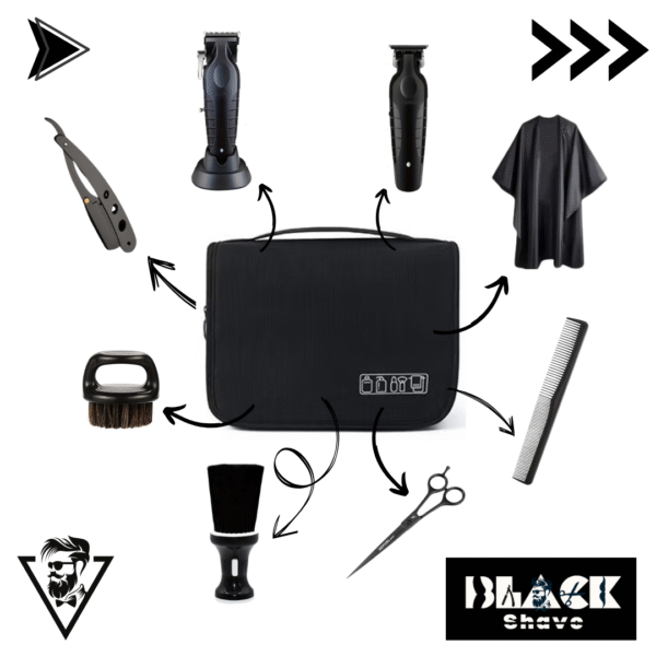 All in one Professional Shaving Kit - 9 Pieces